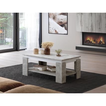 Konferenční stolek LUNO šedá beton/antracit