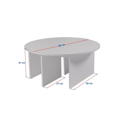 Konferenční stolek LUVIA 90 cm borovice