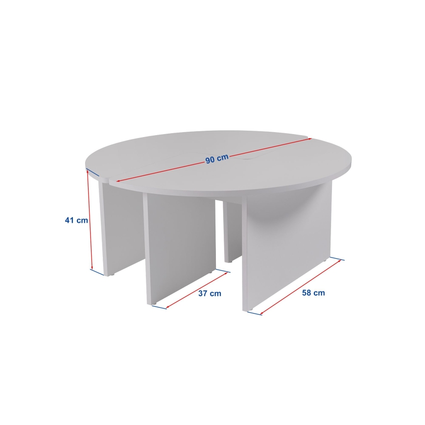 Konferenční stolek LUVIA 90 cm borovice