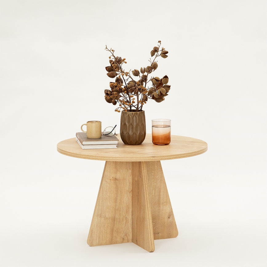 Konferenční stolek MUSHROOM 60 cm dub safírový
