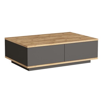 Konferenční stolek NEL 90x60 cm borovice/antracit