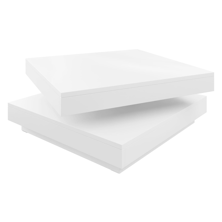 Konferenční stolek NENANI 70x70 cm bílá