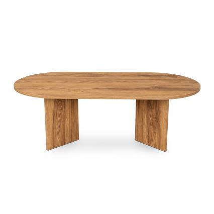 Konferenční stolek OVAL 60x120 cm hnědá