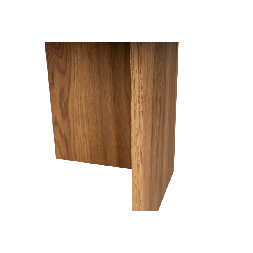 Konferenční stolek OVAL 60x120 cm hnědá