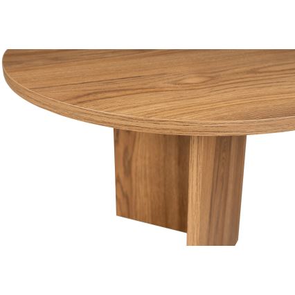 Konferenční stolek OVAL 60x120 cm hnědá