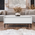 Konferenční stolek OZMI 40x100 cm bílá