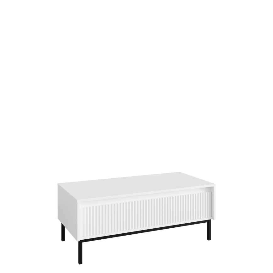 Konferenční stolek OZMI 40x100 cm bílá