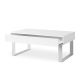 Konferenční stolek PAVO 45x110 cm lesklá bílá