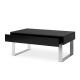 Konferenční stolek PAVO 45x110 cm lesklá černá