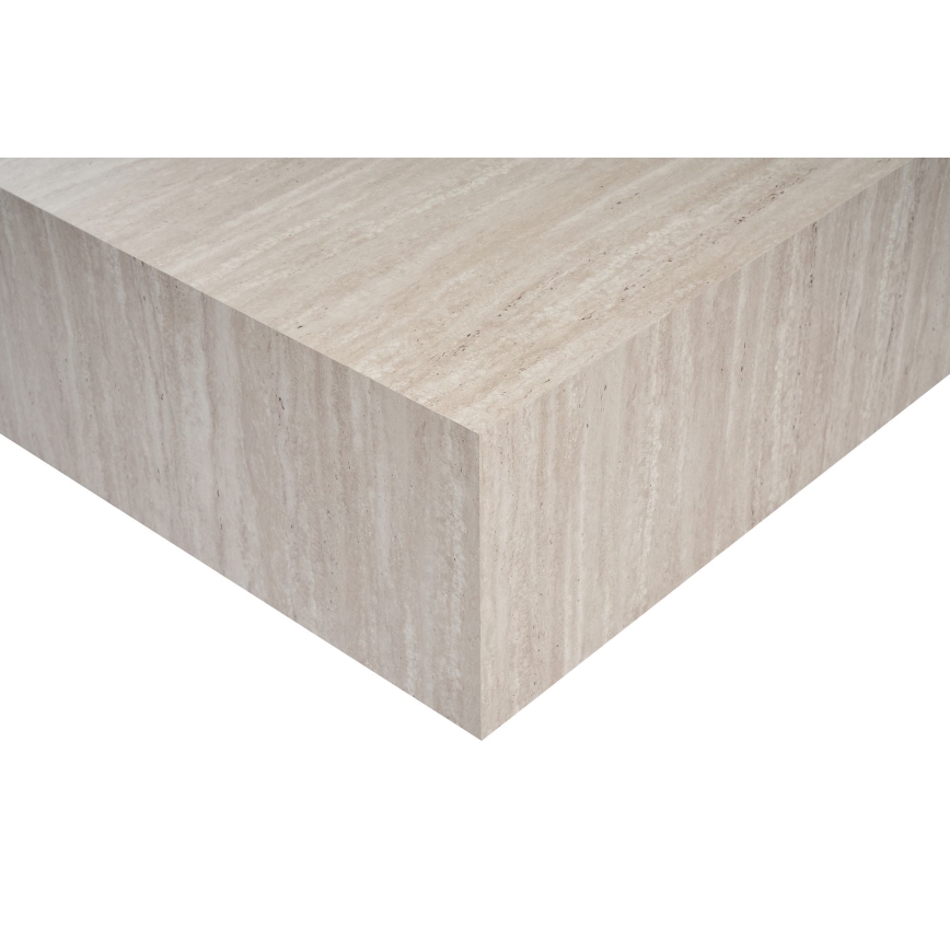 Konferenční stolek PRIZMA 90x90 cm travertin