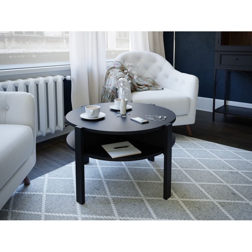 Konferenční stolek RINO 75 cm černá