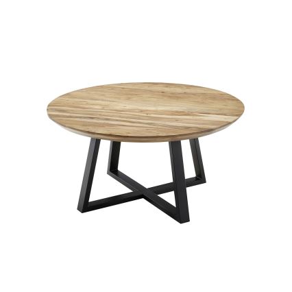 Konferenční stolek RIVA pr. 90 cm akát/černá