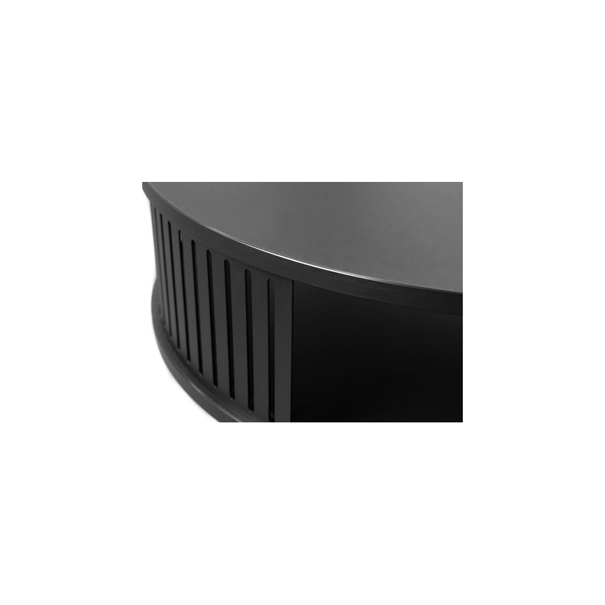 Konferenční stolek ROENNI 75 cm černá/bílá