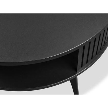 Konferenční stolek ROENNI 75 cm černá/zlatý dub