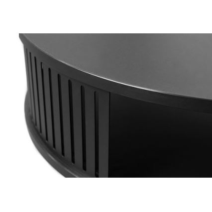 Konferenční stolek ROENNI 75 cm černá/zlatý dub