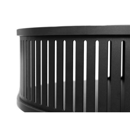 Konferenční stolek ROENNI 75 cm černá/zlatý dub