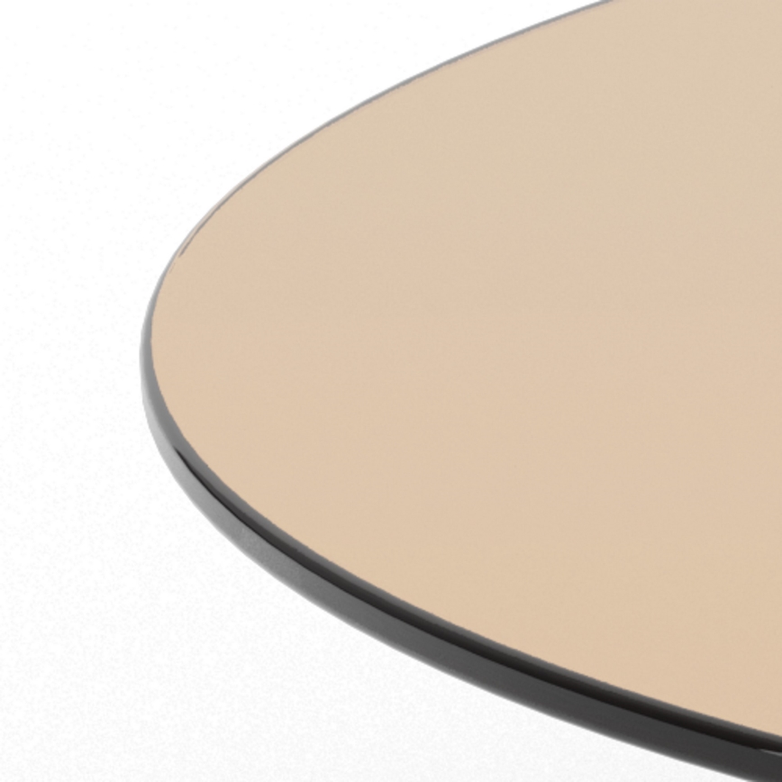 Konferenční stolek SANOS 80 cm kouřová hnědá