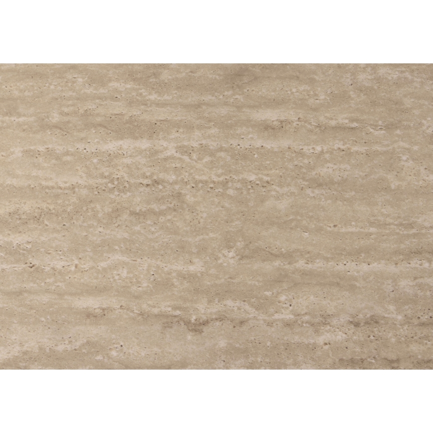 Konferenční stolek SANTORINI pr. 70 cm travertin/šedá/keramika