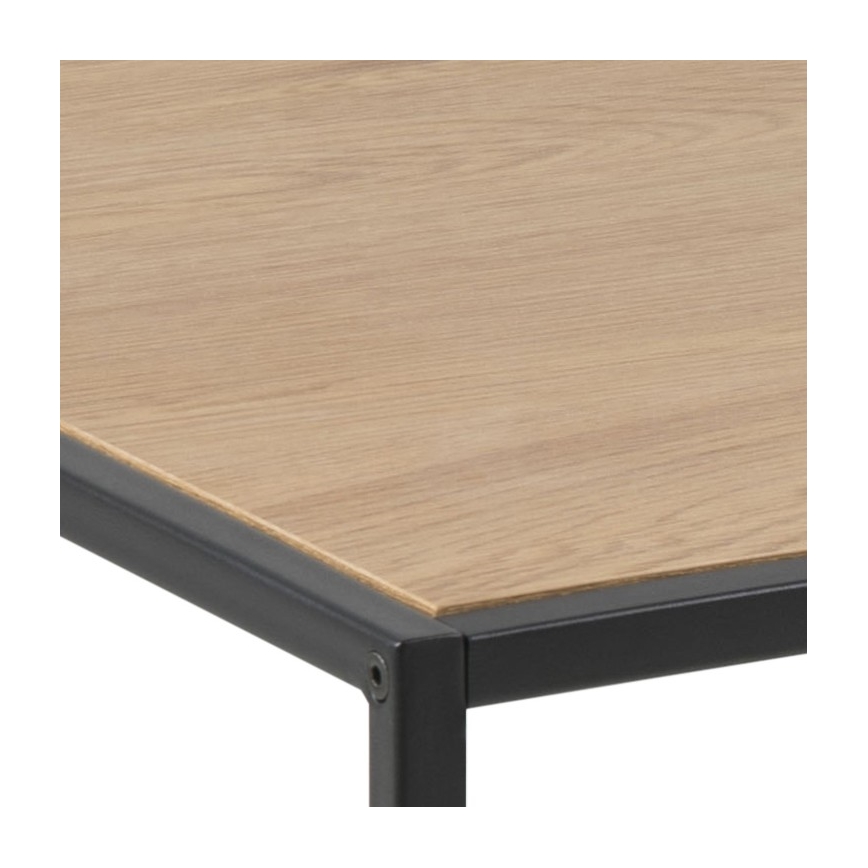 Konferenční stolek SARON 100x50 cm dub/černá