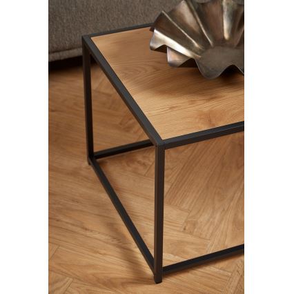 Konferenční stolek SARON 100x50 cm dub/černá