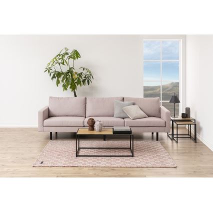 Konferenční stolek SARON 100x50 cm dub/černá
