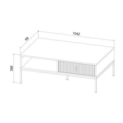 Konferenční stolek SUE černá
