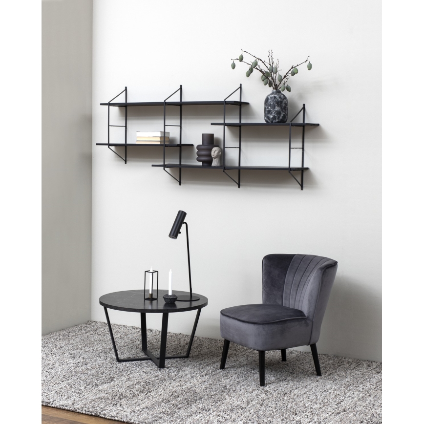 Konferenční stolek TINO 77 cm antracit