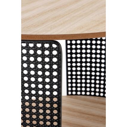 Konferenční stolek TRAFICA 41 cm černá/béžová