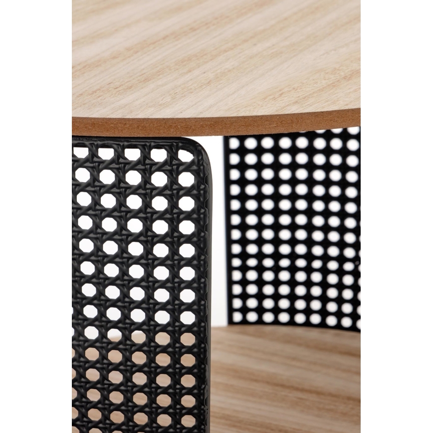 Konferenční stolek TRAFICA 41 cm černá/béžová