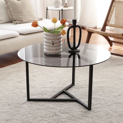 Konferenční stolek TRIO 75 cm černá