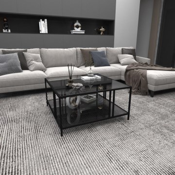 Konferenční stolek URANUS 80x80 cm černá