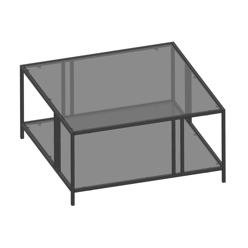 Konferenční stolek URANUS 80x80 cm černá