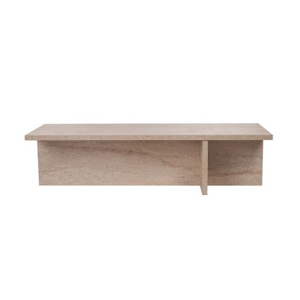 Konferenční stolek VERUM 120x45 cm travertin