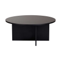 Konferenční stolek VERUM pr. 90 cm černá