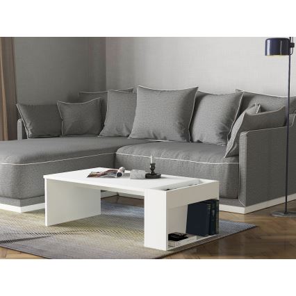 Konferenční stolek VIEW 95x50 cm bílá