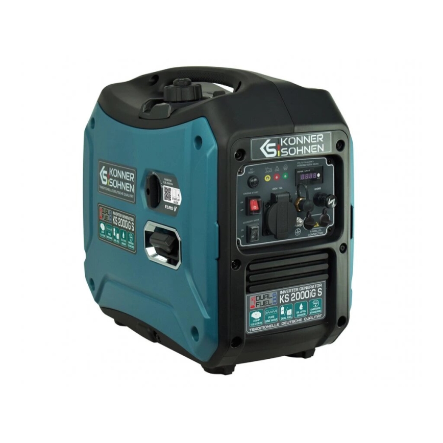 Könner & Söhnen KS7869 - Plynová a benzínová invertorová elektrocentrálaKS 2000iG S 2000W