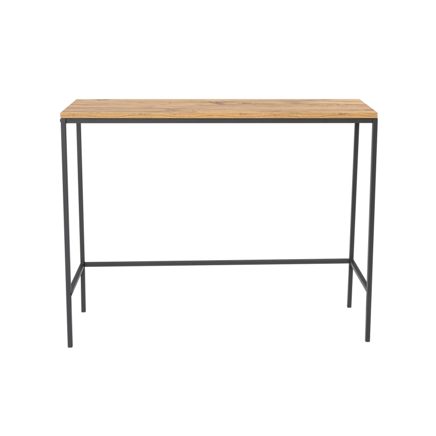 Konzolový stolek CANVAS 100x30 cm borovice atlantic/černá