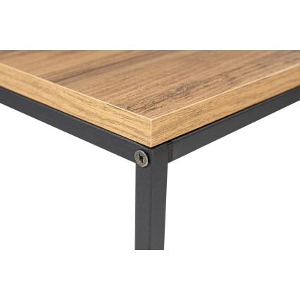 Konzolový stolek CANVAS 100x30 cm borovice atlantic/černá