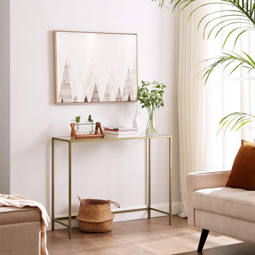 Konzolový stolek CIREL zlatá