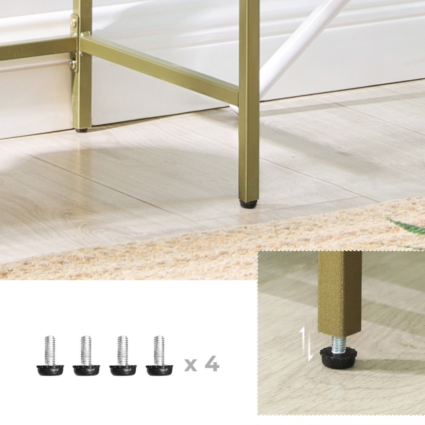 Konzolový stolek CIREL zlatá