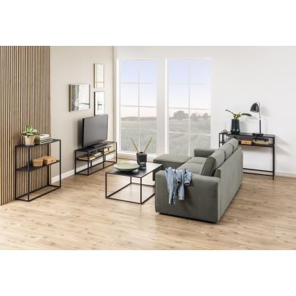 Konzolový stolek SETH 100x35 cm černá