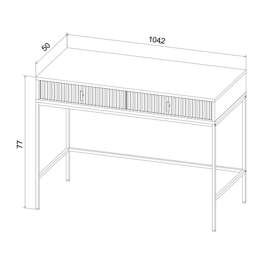 Konzolový stolek SUE 104x50 cm černá