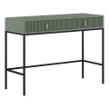 Konzolový stolek SUE 104x50 cm zelená/černá