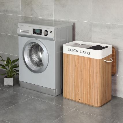 Koš na prádlo GUS hnědá