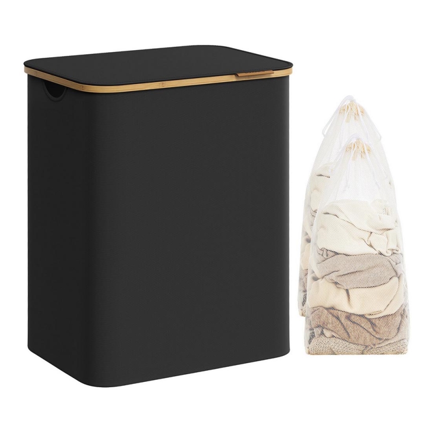 Koš na prádlo TATE černá