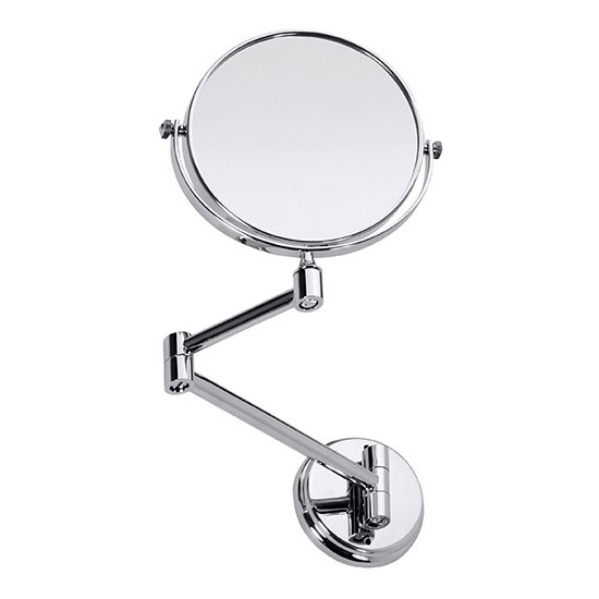 Kosmetické zrcátko 18,5x26 cm stříbrná