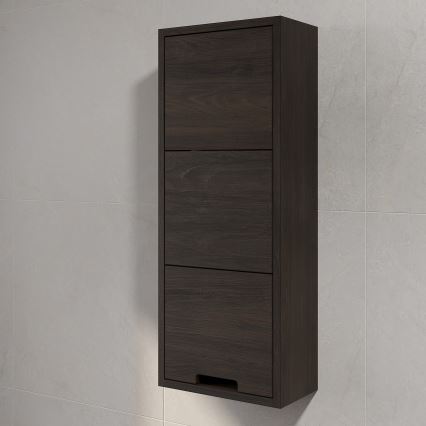 Koupelnová nástěnná skříňka GRIBSKOV 90 cm hnědá/dub