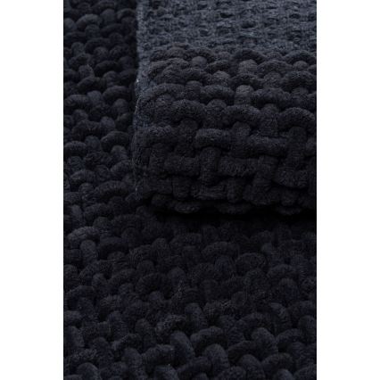 Koupelnová předložka BELWEDER 60x100 cm černá
