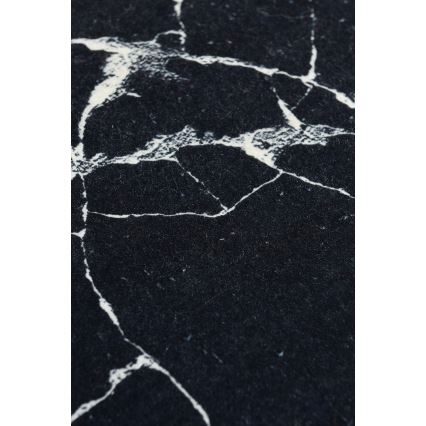 Koupelnová předložka MARBLE 40x60 cm černá