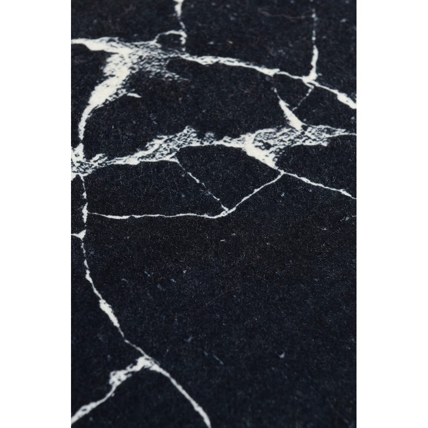 Koupelnová předložka MARBLE 40x60 cm černá